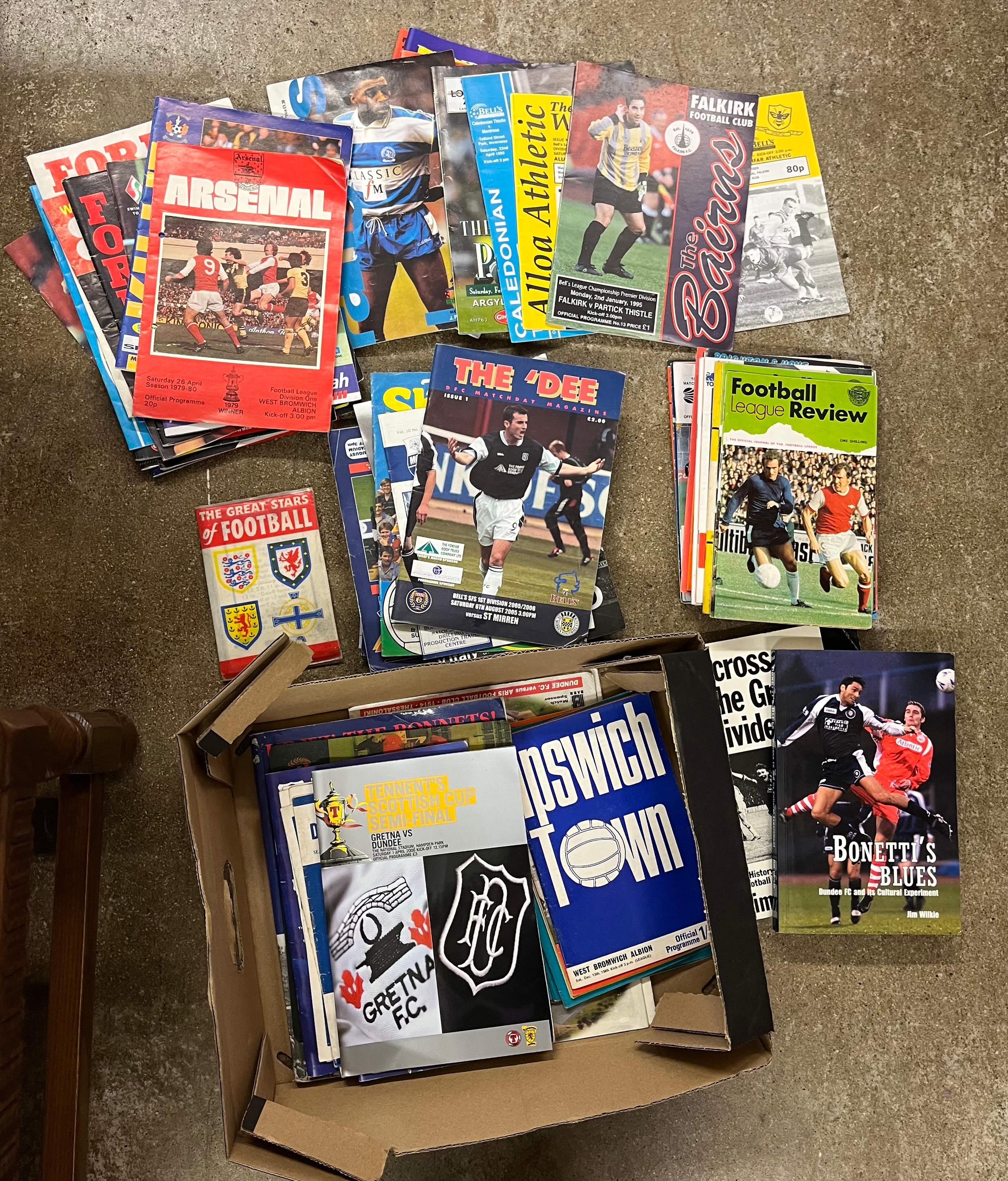 Collection of Scottish and English Football Programs.