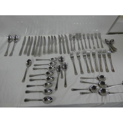 17 - Part Cooper Ludlum canteen of cutlery and other flatware etc.