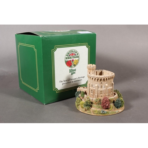 世界限定2500個　Lilliput Lane　VICTORIANA Lilliput Lane L2212 Round Tower Windsor Castle from the Britains