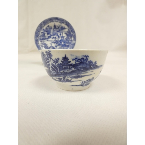 16 - Trio, attributed to Enoch Wood, comprising coffee cup, teabowl and saucer, each printed with the 