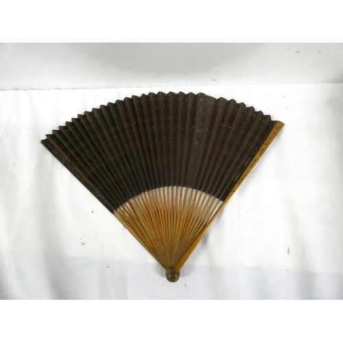 173 - Box of ladies antique fans.