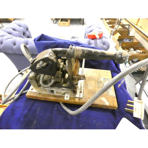 94 - Large collection of book binding hot foils and hot iron.