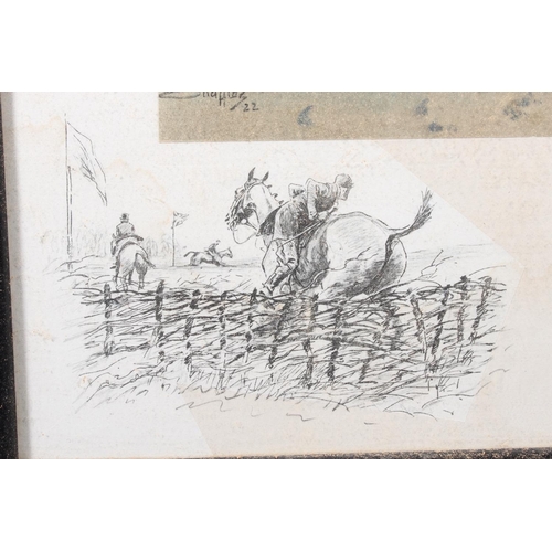 59 - CHARLES JOHNSON PAYNE 'SNAFFLES' (British 1884-1967)&nbsp;Soldiers - Nasty Steeple Chasin Devils&nbs... 