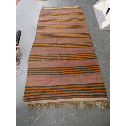 180 - Kelim hand-knotted rug.