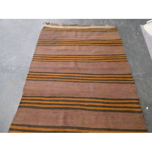 180 - Kelim hand-knotted rug.