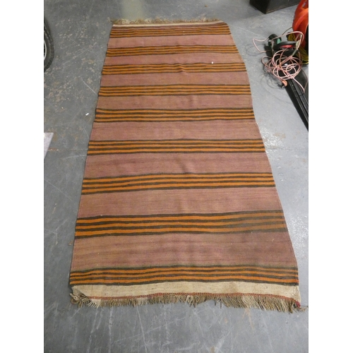 180 - Kelim hand-knotted rug.