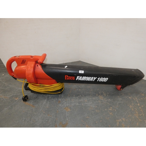 182 - Power Devil Fairway 1600 electric garden vac.