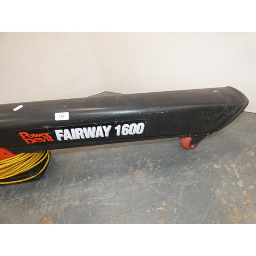 182 - Power Devil Fairway 1600 electric garden vac.