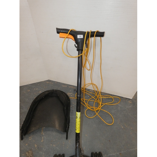 185 - Garden rotovator and a Black & Decker strimmer.