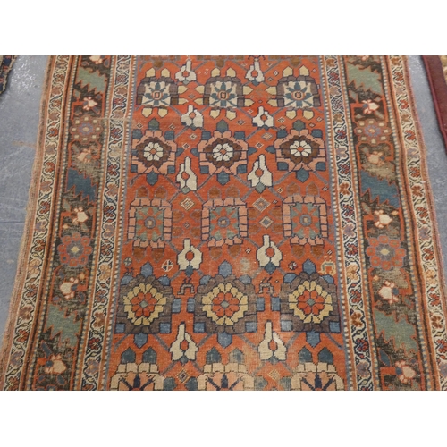 187 - North West Persian Kurdish rug and a Belouch rug (both with wear and tears).&nbsp; (2)