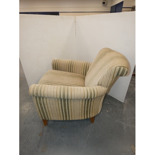 190 - Contemporary upholstered armchair.