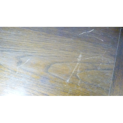 227 - Oak monk's bench.