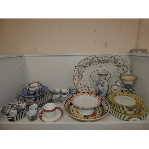 66 - Victorian ashet (a/f), large Royal Norfolk dinner set to include tureen, coffee wares, plates etc (t... 