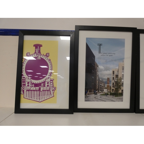 68 - Prints to include posters, Edinburgh Palace of Holyrood, Notre Dame Paris 'Jongkind' etc.&nbsp; (6)