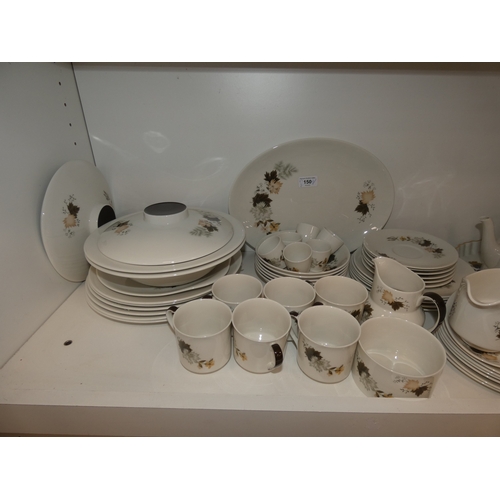 80 - Royal Doulton Lambeth 'Will o the Wisp' part dinner set, Royal Doulton 'Westwood' pattern part tea a... 