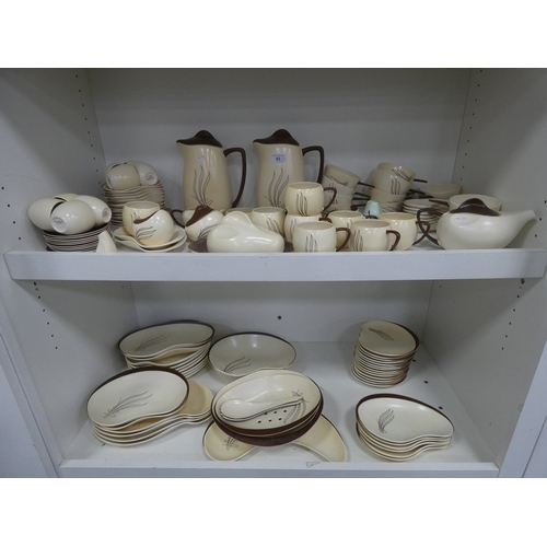 82 - Large collection of Carlton Ware Australian design hand-painted tea, coffee and dinnerwares, approxi... 