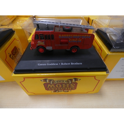87 - Collection of Atlas Editions 'The Greatest Show on Earth' circus-related diecast models, boxed.
