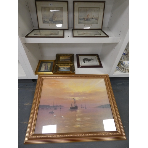 94 - After Edwin HayesEntering the Harbour, and other prints to include an example after Madgewick (two s... 