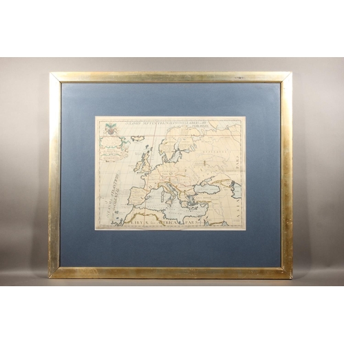 228 - After ERNST DORN (German 1889-1927), Abendstille (evening silence), print, 50cm x 80cm, oak frame 64... 