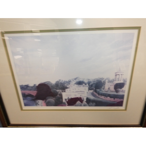 256 - Quantity of golf balls, golfing books, prints and pictures, spanners and accessories.