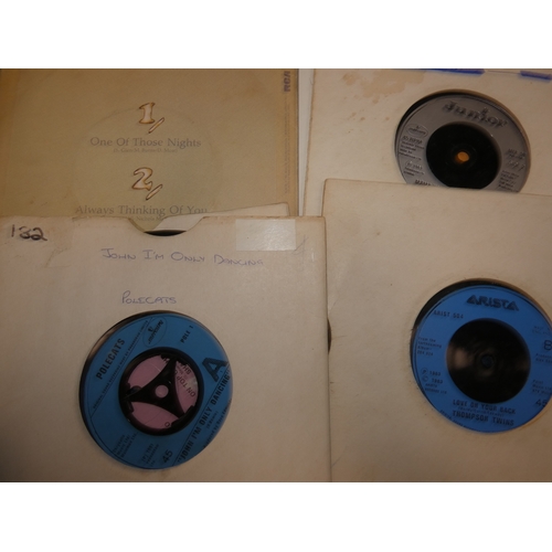 273 - Box containing a large collection of records, mainly 45rpm singles.