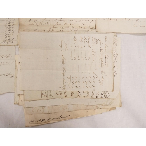 109 - Cumberland - Curwen Family.&nbsp;An interesting collection of 18th cent. manuscript documents & ... 