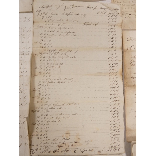 109 - Cumberland - Curwen Family.&nbsp;An interesting collection of 18th cent. manuscript documents & ... 