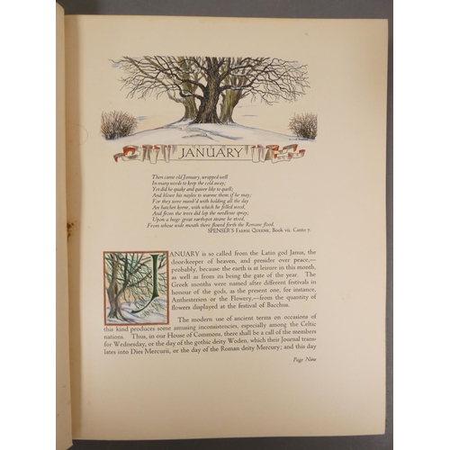 12 - <strong>HUNT LEIGH.  </strong>The Months Descriptive of the Successive Beauties of the Year ... With...