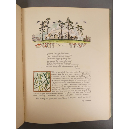 12 - <strong>HUNT LEIGH.  </strong>The Months Descriptive of the Successive Beauties of the Year ... With...