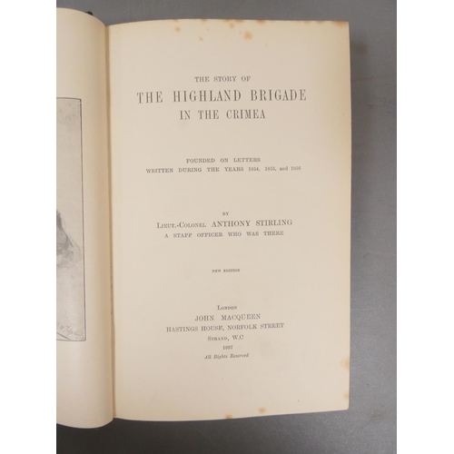 14 - <strong>Military.  </strong>Anthony Stirling, The Story of the Highland Brigade in the Crimea, 1897 ...
