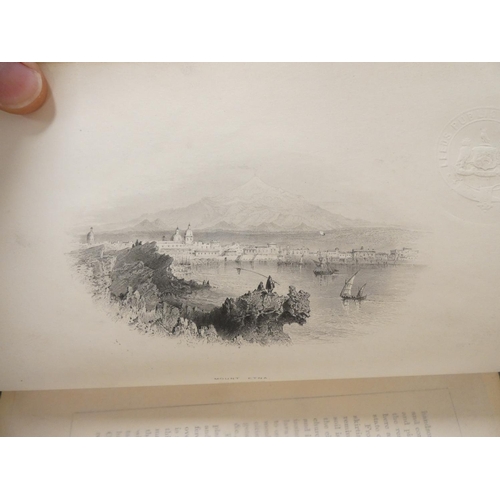 15 - <strong>(BARTLETT W. H.).  </strong>Pictures From Sicily by the Author of Forty Days in the Desert. ...