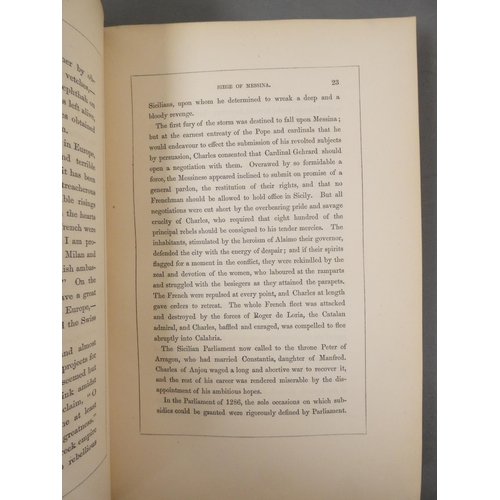 15 - <strong>(BARTLETT W. H.).  </strong>Pictures From Sicily by the Author of Forty Days in the Desert. ...