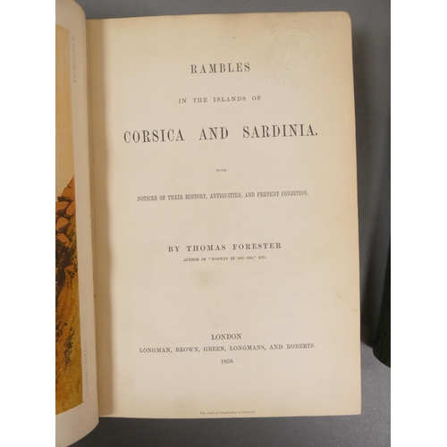 15 - <strong>(BARTLETT W. H.).  </strong>Pictures From Sicily by the Author of Forty Days in the Desert. ...