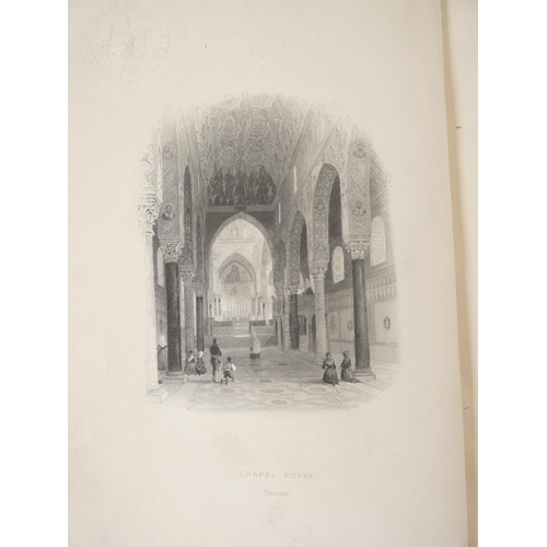 15 - <strong>(BARTLETT W. H.).  </strong>Pictures From Sicily by the Author of Forty Days in the Desert. ...
