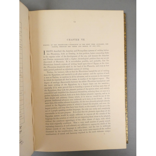 16 - <strong>HUMPHREYS HENRY NOEL.&nbsp;&nbsp;</strong>The Origin & Progress of the Art of Writing. C...