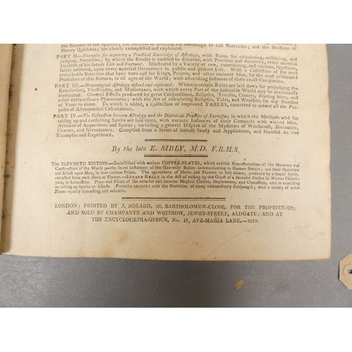 17 - <strong>SIBLY E.&nbsp;&nbsp;</strong>A New & Complete Illustration of the Celestial Science of A...