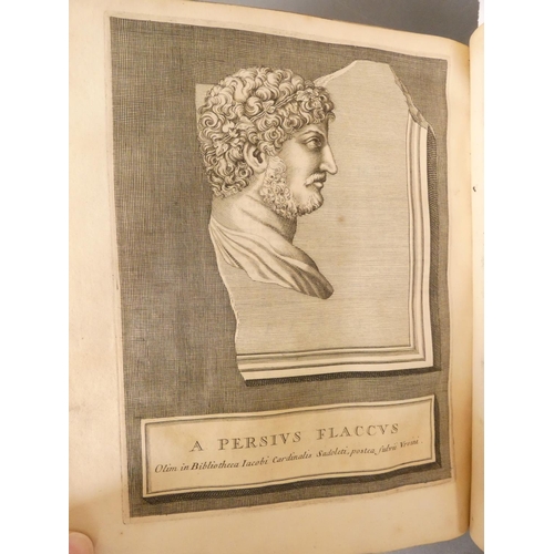 18 - <strong>JUVENAL.&nbsp;&nbsp;</strong>Satyrae cum Scholiis Veterum, & Commentariis. Eng. title &a...