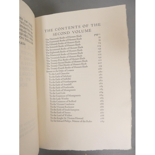 19 - <strong>SHAKESPEARE HEAD PRESS.&nbsp;&nbsp;</strong>The Whole Works of Homer ... Translated Accordin...