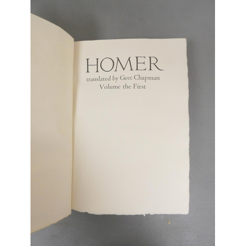 19 - <strong>SHAKESPEARE HEAD PRESS.&nbsp;&nbsp;</strong>The Whole Works of Homer ... Translated Accordin...