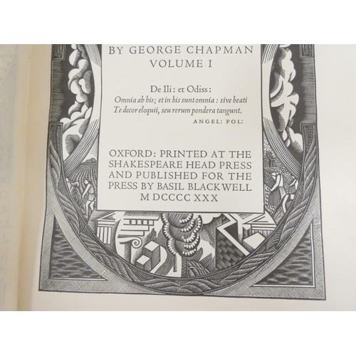 19 - <strong>SHAKESPEARE HEAD PRESS.&nbsp;&nbsp;</strong>The Whole Works of Homer ... Translated Accordin...