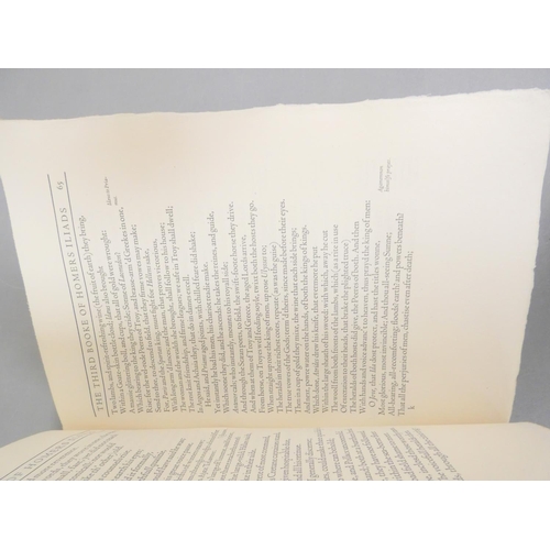 19 - <strong>SHAKESPEARE HEAD PRESS.&nbsp;&nbsp;</strong>The Whole Works of Homer ... Translated Accordin...