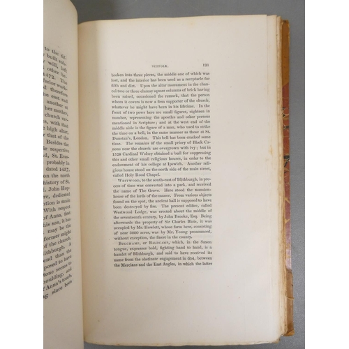 21 - <strong>LONGMAN, HURST (Pubs).&nbsp;&nbsp;</strong>Excursions in the County of Suffolk. 2 vols. Eng....