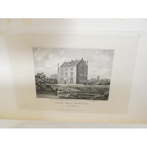 21 - <strong>LONGMAN, HURST (Pubs).&nbsp;&nbsp;</strong>Excursions in the County of Suffolk. 2 vols. Eng....