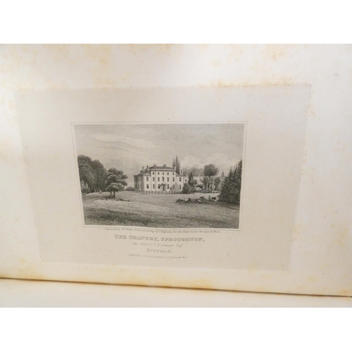 21 - <strong>LONGMAN, HURST (Pubs).&nbsp;&nbsp;</strong>Excursions in the County of Suffolk. 2 vols. Eng....