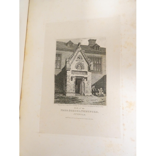 21 - <strong>LONGMAN, HURST (Pubs).&nbsp;&nbsp;</strong>Excursions in the County of Suffolk. 2 vols. Eng....