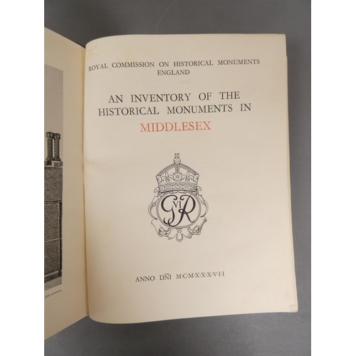 22 - <strong>ROYAL COMM. ON HISTORICAL MONUMENTS.&nbsp;&nbsp;</strong>Vols. re. Westmorland & Middles...