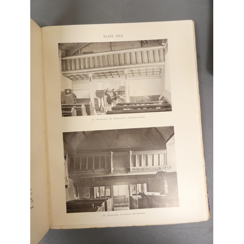 23 - <strong>BOND F. B. & CAMM BEDE.&nbsp;&nbsp;</strong>Roodscreens & Roodlofts. 2 vols. Many il...