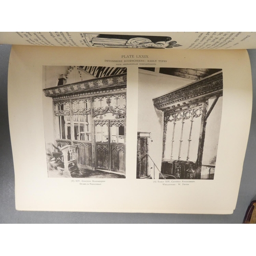 23 - <strong>BOND F. B. & CAMM BEDE.&nbsp;&nbsp;</strong>Roodscreens & Roodlofts. 2 vols. Many il...