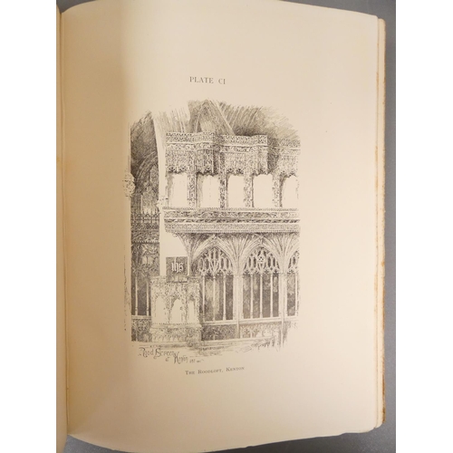 23 - <strong>BOND F. B. & CAMM BEDE.&nbsp;&nbsp;</strong>Roodscreens & Roodlofts. 2 vols. Many il...