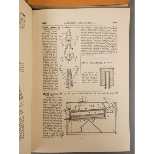 25 - <strong>H.M.S.O.  </strong>Patents for Inventions - Abridgements of Specifications re. Cooking &...